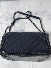 Load image into Gallery viewer, Chanel 15B Black Leather Quilted Enchained Bag
