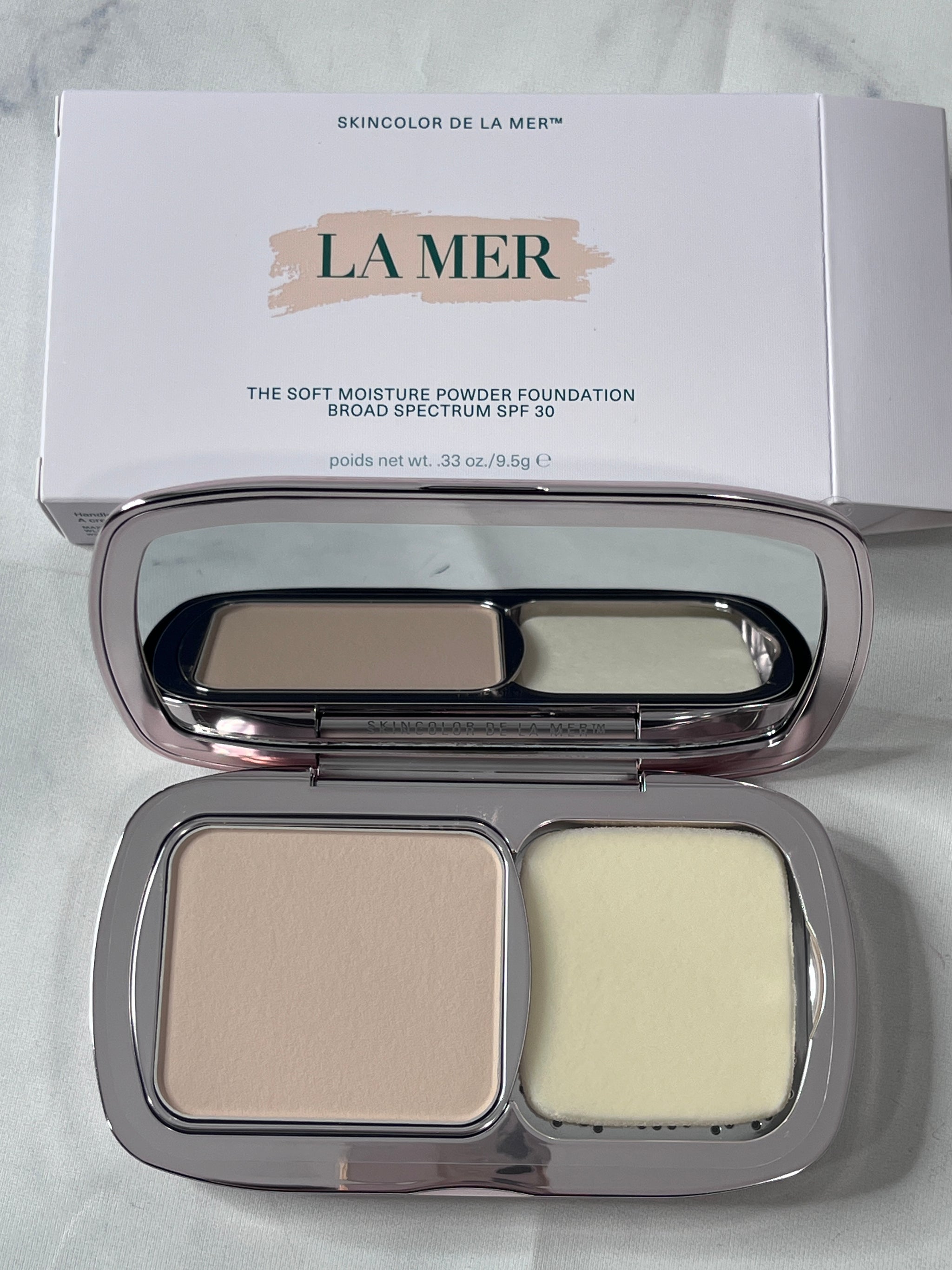ファンデーション LA MER the powder 8g LA MER The Powder, 0.28 oz/8 g Ingredients and Reviews