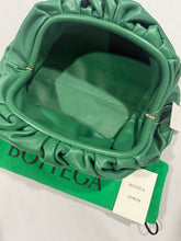 Load image into Gallery viewer, Bottega Veneta Green Oversized Clutch Pouch
