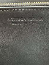 Load image into Gallery viewer, Bottega Veneta Black Intreciatto Leather Zip Around Wallet

