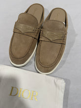 Load image into Gallery viewer, Dior Beige Suede Slide Mules
