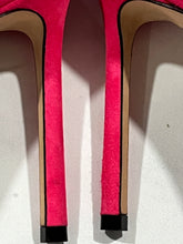 Load image into Gallery viewer, Jimmy Choo Hot Pink Diamonte Studded Sandal
