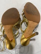 Load image into Gallery viewer, Giuseppe Zanotti Snake Crystal Heel Sandals

