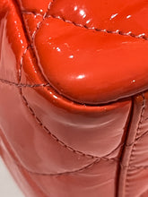 Load image into Gallery viewer, Chanel Coral Patent Leather Jumbo Double Classic Flap Shoulder Bag
