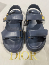 Load image into Gallery viewer, Dior Dioract Purple Leather Sandals
