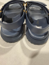 Load image into Gallery viewer, Dior Dioract Purple Leather Sandals
