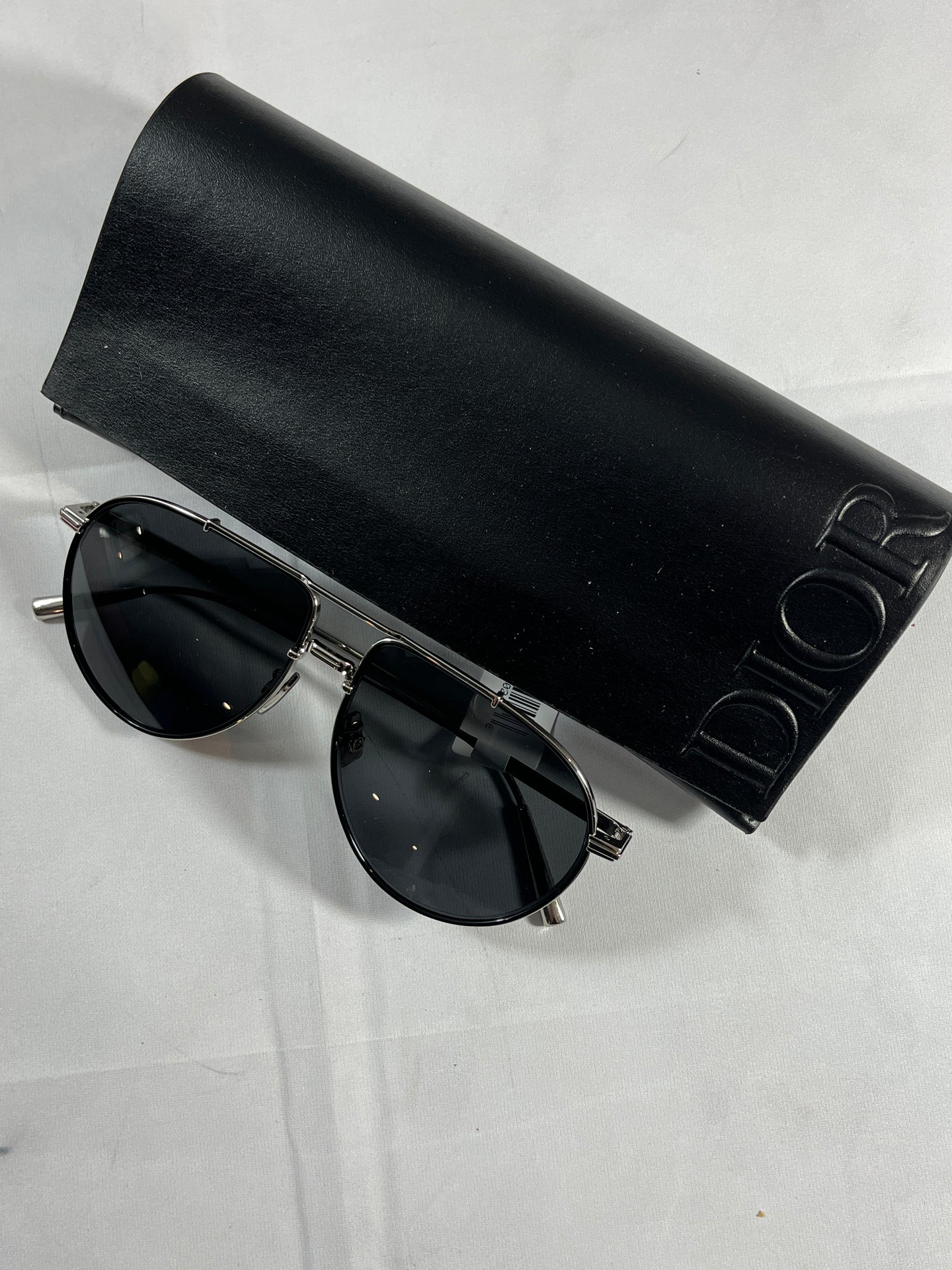 Dior Unisex Aviator Palladium/Smoke Sunglasses