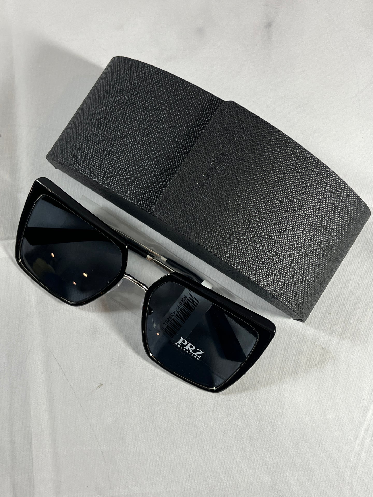 Prada Black Square Oversize Sunglasses