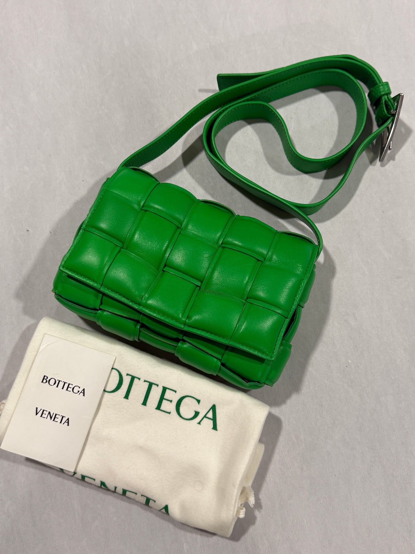 Bottega Veneta Padded Small Cassette Parakeet Bag
