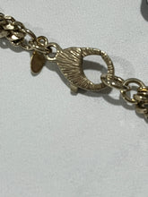Load image into Gallery viewer, Chanel Gold Tone Strass Chain Long Necklace
