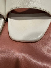Load image into Gallery viewer, Amina Muaddi White Leather Sandals
