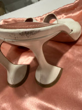 Load image into Gallery viewer, Amina Muaddi White Leather Sandals
