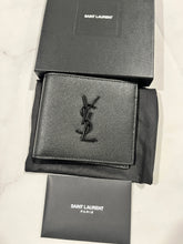 Load image into Gallery viewer, Saint Laurent Black on Black Bifold Wallet
