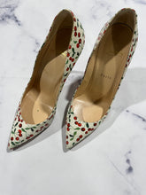 Load image into Gallery viewer, Christian Louboutin Red White Patent Pumps
