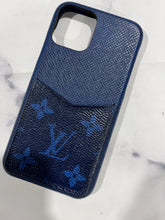 Load image into Gallery viewer, Louis Vuitton 11 Pro I Phone Case Blue Monogram
