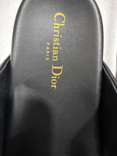 Load image into Gallery viewer, Dior Dioract Raffia Black Leather Slide
