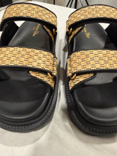 Load image into Gallery viewer, Dior Dioract Raffia Black Leather Slide
