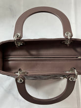 Load image into Gallery viewer, Dior Taupe Lambskin Medium Lady Dior Bag
