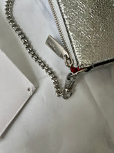 Load image into Gallery viewer, Christian Louboutin Metallic Silver Loubila Shoulder Bag
