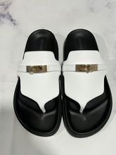 Load image into Gallery viewer, Hermes Empire White Sandals
