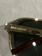 Load image into Gallery viewer, Saint Laurent YSL Gold tone Aviator Sunglasses
