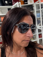 Load image into Gallery viewer, Saint Laurent YSL Silver tone Aviator Sunglasses
