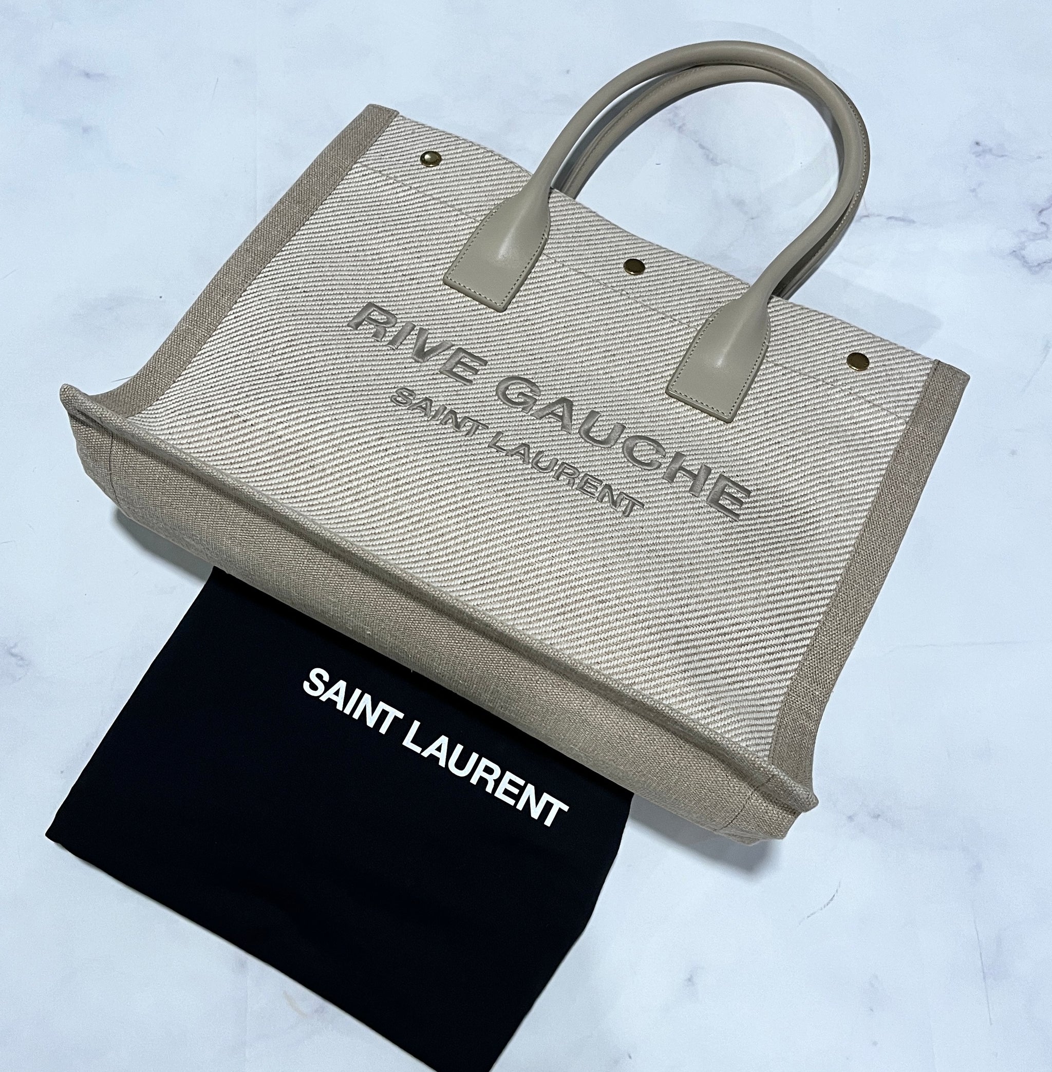 Saint Laurent YSL Rive Gauche Small Tote – The Millionaires