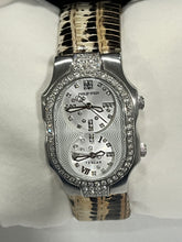 Load image into Gallery viewer, Philip Stein Teslar Croc Strap Diamond Dial Watch
