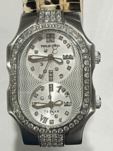 Load image into Gallery viewer, Philip Stein Teslar Croc Strap Diamond Dial Watch
