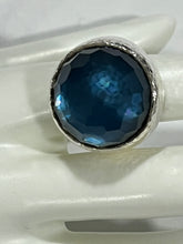 Load image into Gallery viewer, Ippolita Indigo Blue Stone Sterling Silver Dome Ring
