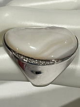 Load image into Gallery viewer, Ippolita Mother Of Pearl &amp; Diamonds Sterling Silver Ring
