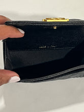 Load image into Gallery viewer, Chanel Black Caviar Boy Flap Card Case
