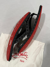 Load image into Gallery viewer, Christian Louboutin Mens Black Loubi Flip Flops
