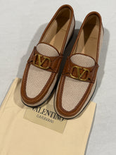 Load image into Gallery viewer, Valentino Garavani Canvas Tan Loafer
