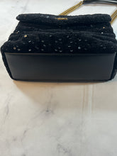 Load image into Gallery viewer, Saint Laurent YSL Small Lou Lou Black Sequin Bag
