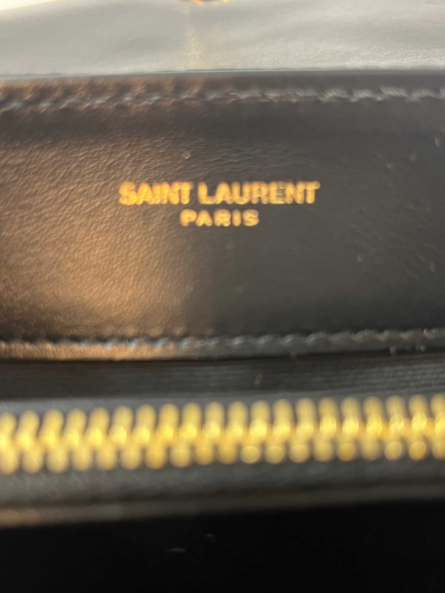 Saint Laurent Ysl Small Lou Lou Black Sequin Bag