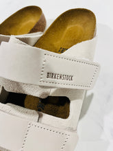 Load image into Gallery viewer, Birkenstock Uji Antique White Slide Sandals
