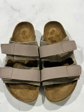 Load image into Gallery viewer, Birkenstock Uji Taupe Slide Sandals
