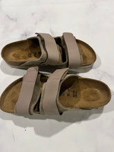 Load image into Gallery viewer, Birkenstock Uji Taupe Slide Sandals
