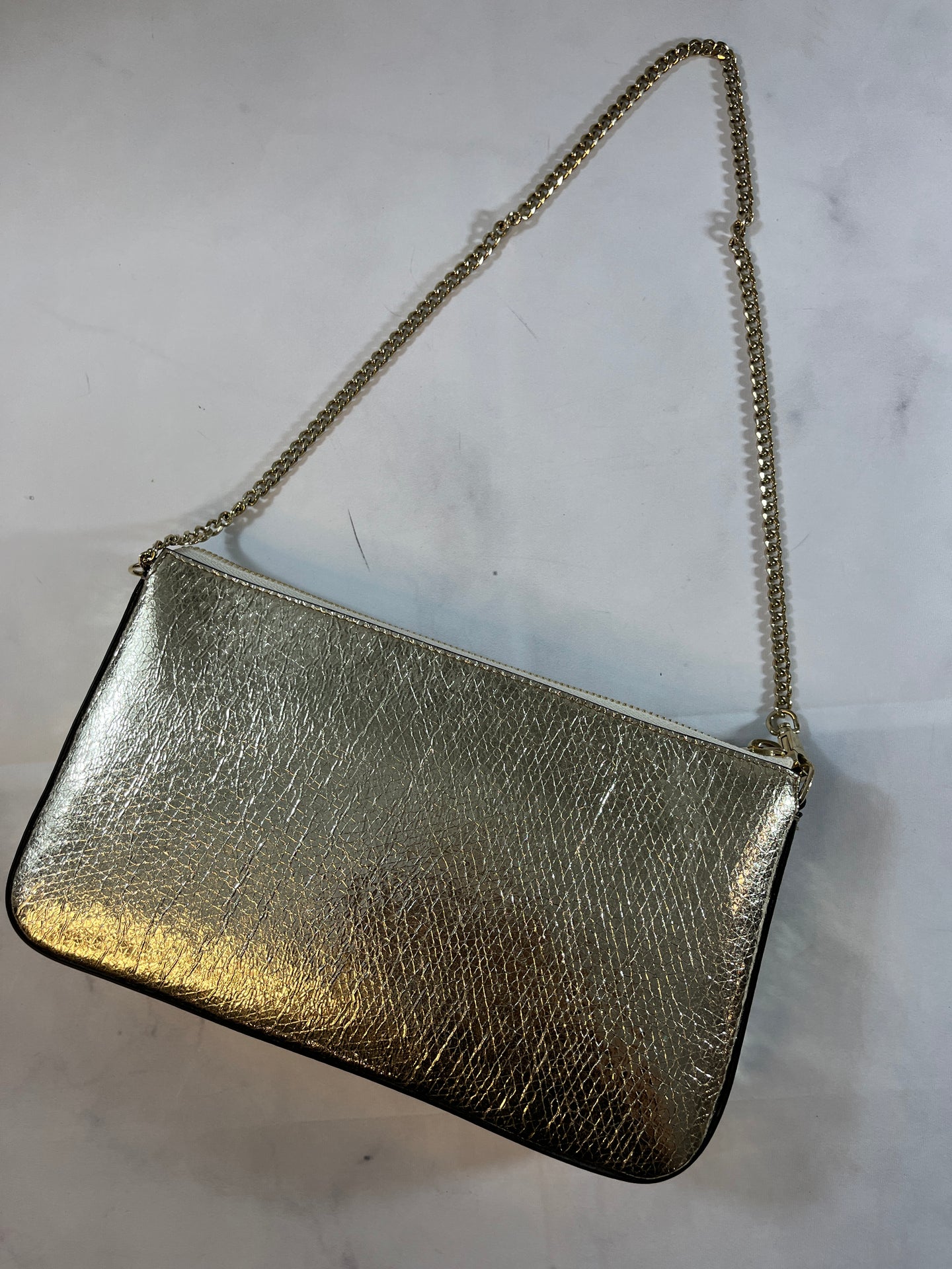 Christian Louboutin Metallic Gold Loubila Shoulder Bag