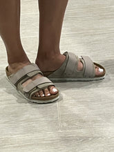 Load image into Gallery viewer, Birkenstock Uji Taupe Slide Sandals
