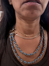 Load image into Gallery viewer, Chanel 25P CC Denim Chain Necklace
