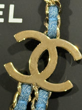 Load image into Gallery viewer, Chanel 25P CC Denim Chain Necklace
