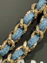 Load image into Gallery viewer, Chanel 25P CC Denim Chain Necklace

