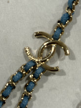 Load image into Gallery viewer, Chanel 25P CC Denim Chain Necklace
