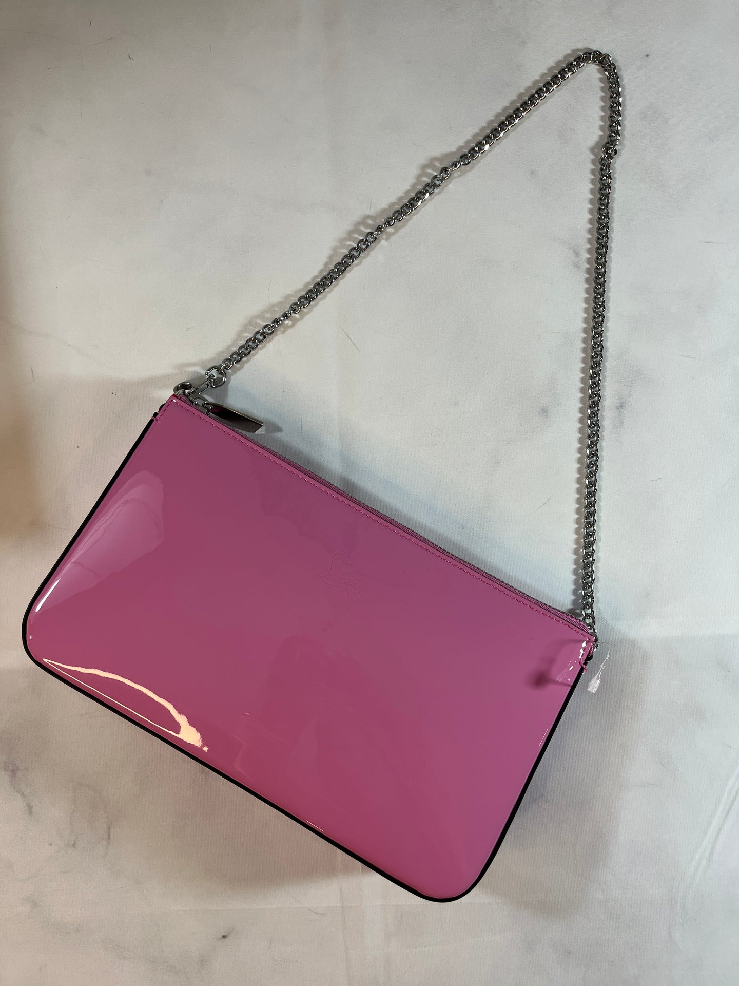 Christian Louboutin Patent Pink Loubila Shoulder Bag