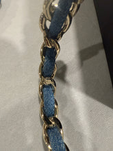 Load image into Gallery viewer, Chanel 25P Denim Gold Tone 3pc Bangle Set
