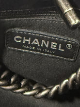 Load image into Gallery viewer, Chanel Black Quilted Leather Chain Turnlock Tote
