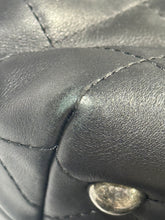 Load image into Gallery viewer, Chanel Black Quilted Leather Chain Turnlock Tote
