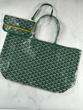 Load image into Gallery viewer, Goyard St Louis PM Green Tote Handbag
